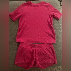 H&M Maternity Lounge Set Size Small Pink